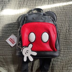 Disney Mickey Mouse Mini Backpack With Ears NWT
